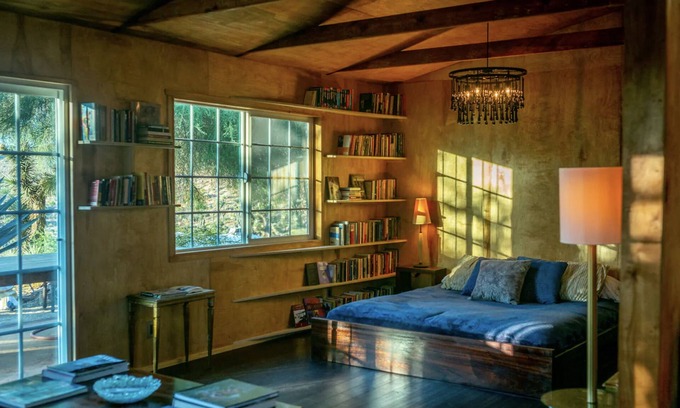 Morongo Valley House | The Library at The Sea of Tranquility w/Pool, Hot Tub & Outdoor Kitchen