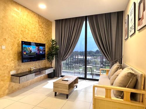 Taman Charming Apartment | The Podium-3R2B-Free 2 Parking-12 Pax-D323