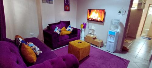 Mbotela Bed & Breakfast | The Purple Gem Airbnb -South B- Oak South Apartments