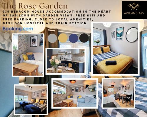Basildon House | The Rose Garden of Basildon in the Heart of Basildon by Artisan Stays I Weekly or Monthly Stay Offer I Pvt Parking I Sleeps 6