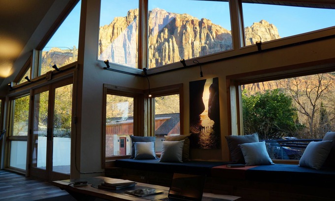 Zion National Park South Entrance House | The Watchman View Gallery ~ Explore Zion National Park!
