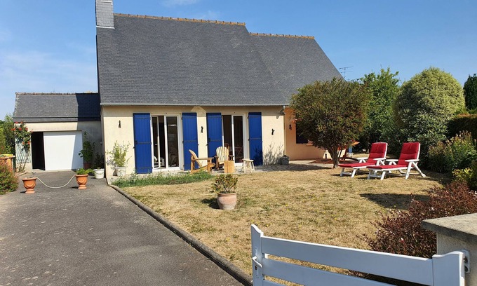 Tregueux House | " Ti Glas " Maison de Plain-pied Avec 2 Chambres et Jardin