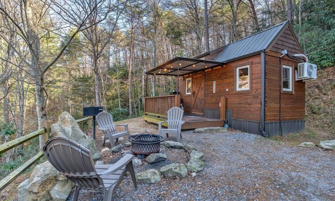 Swannanoa House | Tiny House - Private Mountainside Retreat - Pet Friendly