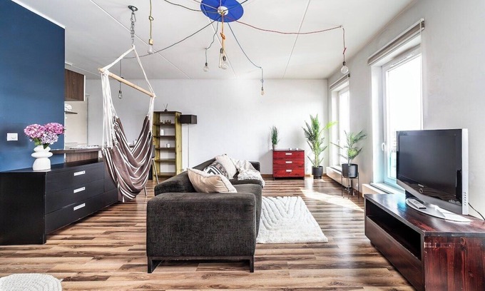 Kesklinn Apartment | Top floor near ferry terminal. Free parking.