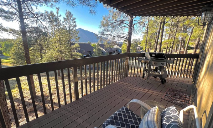 Flagstaff Condo | Tranquil Retreat In the Pines w/Mountain Views! Updated 1 Bed 1 Bath