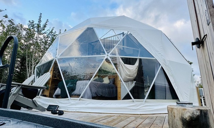 Pomquet Resort | Tranquility Dome - Accessible & Barrier Free - Private Hot Tub -Waterfront Views