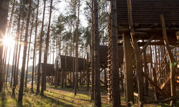 Senftenberg Cabin | Tree house for 2 people - Hafencamp Senftenberger See