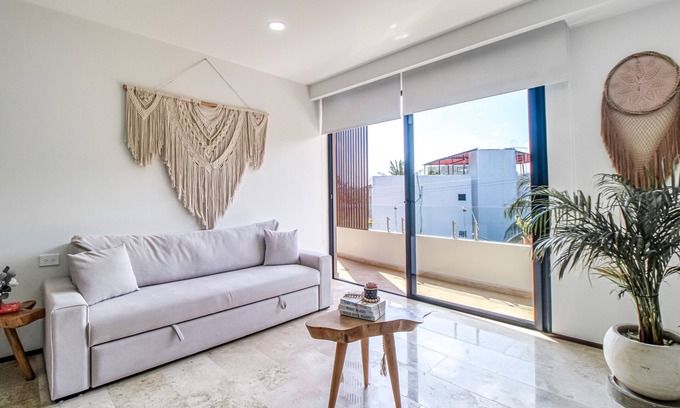 Tulum City Center Apartment | Tropical luxurious apartment with pools, rooftop views, & balcony - dog-friendly