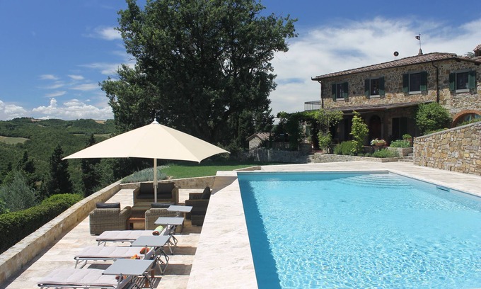 San Pietro in Bossolo Villa | Tuscany Stone Villa With Spectacular View