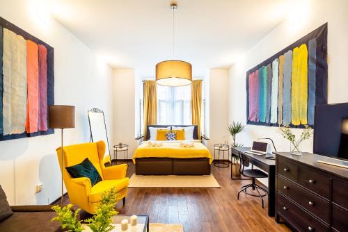 Hradec Kralove Apartment | Unique Central SQUARE business apt.