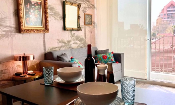 Nunoa Apartment | Urban Artistic Irarrázaval - A/C Laundry Park Pet