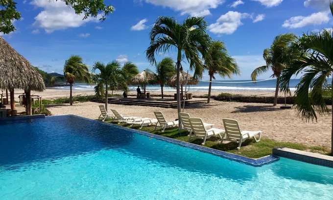 Playa Colorado Condo | V14 - Beachfront Deluxe Penthouse - Hacienda Iguana - Surf & Golf