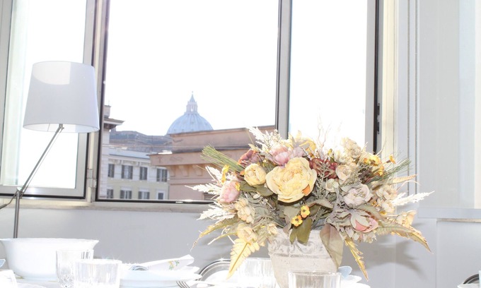 Vatican Apartment | Vatican Penthouse with Terrace - St Peter's Dome view