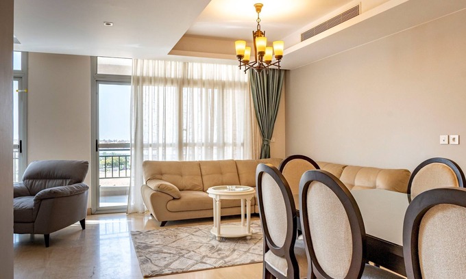 New Cairo Apartment | Vesta - Luxury Apt - 3Br - CFC (IX)