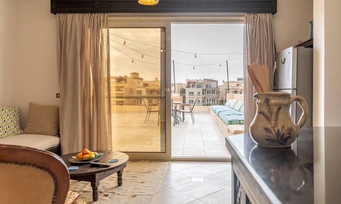 The 5th Settlement Apartment | VESTA - Superior Roof APT - 1BR - New Cairo (IV)