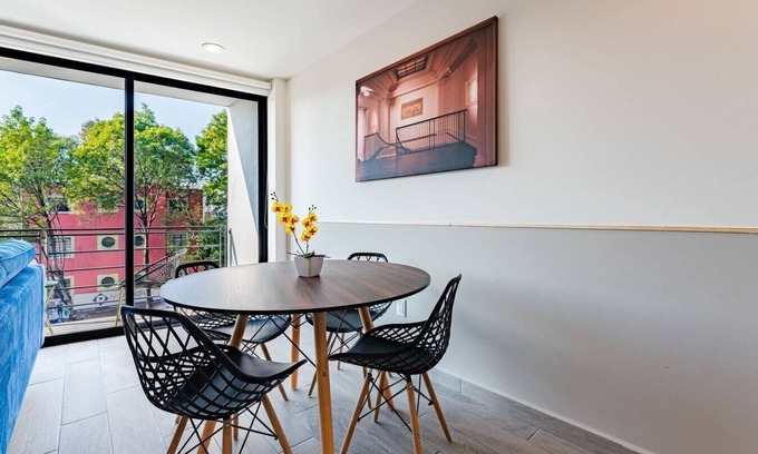 Roma Sur Apartment | VH | Near Hospital XXI 2 BR wifi and balcony | 342