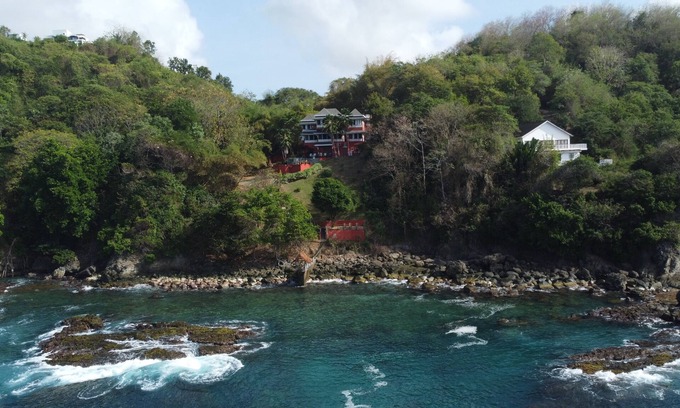 Plymouth Villa | Villa Soleil - Private Jetty, Overlooking the Caribbean Sea