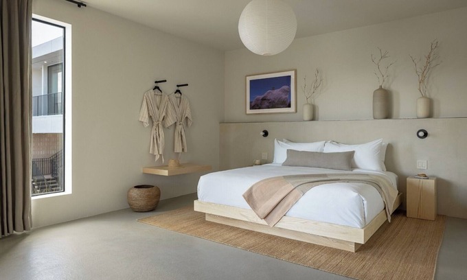 Downtown Palm Springs Hotel | Vibrant Getaway w/Swimming Pool, Outdoor Fire Pits & Walk to Attractions