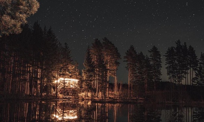 Pedvale House | Viking house in the tree! Jacuzzi, Sauna,apkure!