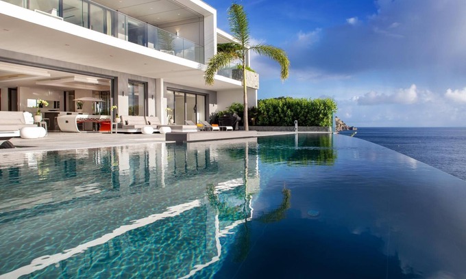 Saint-Jean Villa | Villa Axel Rocks | Ocean View - Located in Fabulous Gustavia with Private Pool