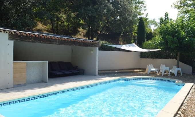 Saint-Theodorit Villa | Villa Colombeyrolles: villa with private pool - Gard