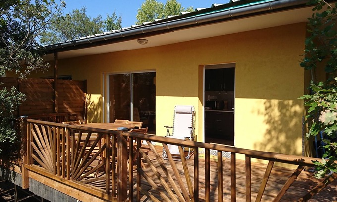 Lamalou-les-Bains House | Villa Creole Lamalou : Gite 3 * Canelle F3 large terraces south view quiet