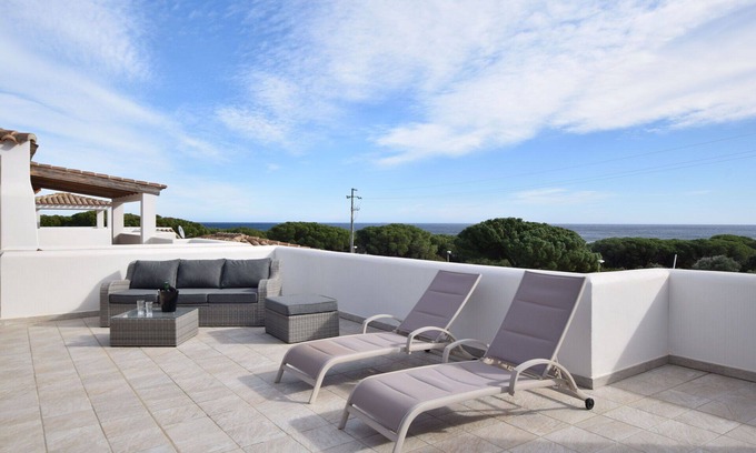 Baia Sant'Anna Villa | Villa Del Sole In Budoni sea view