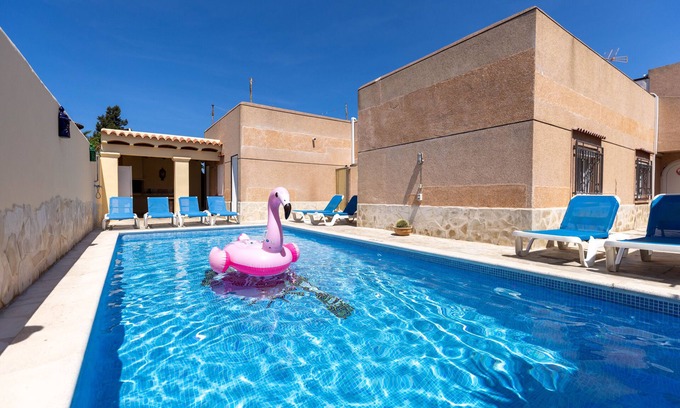 San Antonio Bay Villa | Villa Roberto | Large House | Private Pool | Walk to Amenities | Wifi & A/C