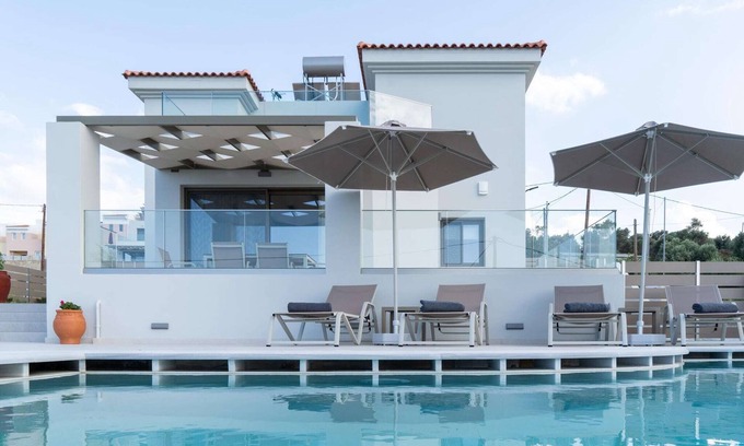 Adele Villa | Villa in Crete with Sea Views & Private Pool