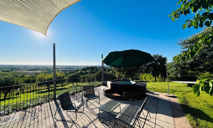 Orgiano Villa | Villa in the hills with Panorama and SPA - 1h from Venice-Verona-Dolomiti- Garda Lake