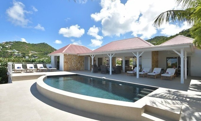 Saint-Jean Villa | Villa Kir Royal | Ocean Front - Located in Wonderful Saint Jean with Private Pool