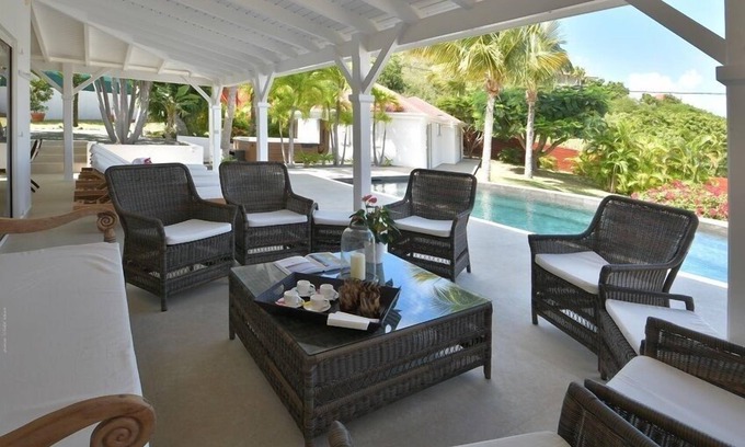 Saint-Jean Villa | Villa Kir Royal | Ocean Front - Located in Exquisite Saint Jean with Private Pool