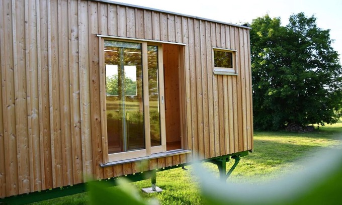 Deutsch Ossig House | Villa Larix-Das Vollholzhaus direkt am Berzdorfer See