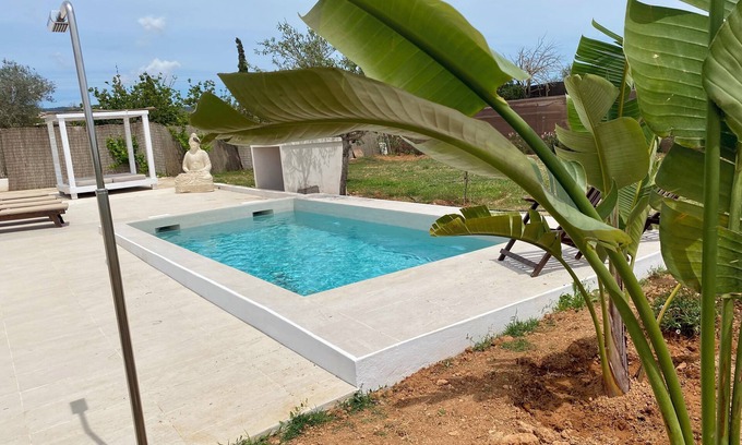 Sant Jordi de Ses Salines Villa | Villa Maria: Relax, 3 km Bossa Beach, spacious rooms, wifi, pool