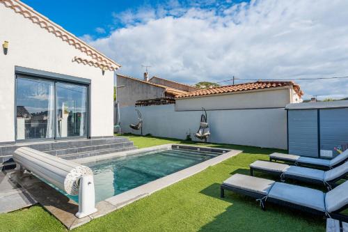 Le Rove Villa | Villa moderne avec piscine privée et espace extérieur à Le Rove