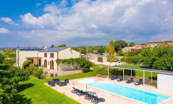 Scicli Villa | Villa Palazzola: Large Private Pool, Sea Views, A/C, WiFi