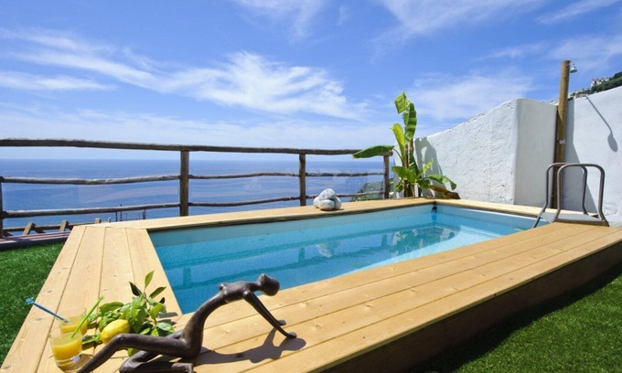 Praiano Villa | Villa San Luca in Sea with pool and view of the sea