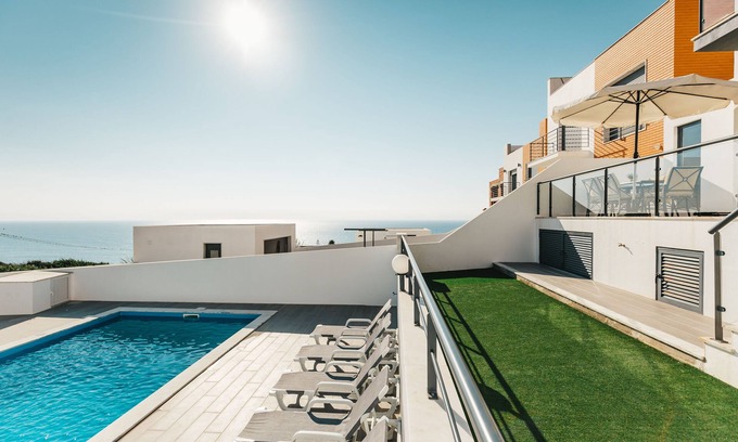 Atalaia Villa | Villa Sunset Paradise 2 swimming pool and breathtaking sea view