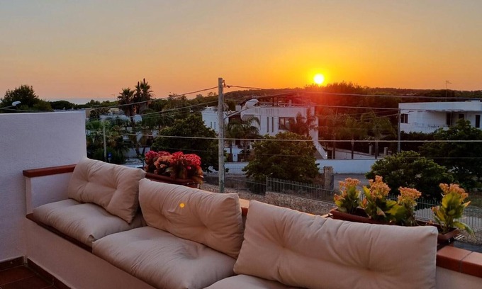 Santa Caterina Villa | Villa 'Vacanze Serene' with Sea View, Wi-Fi, and Air Conditioning