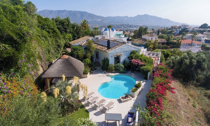Mijas Villa | Villa with heatable saltwater pool, set in totally private and stunning gardens.