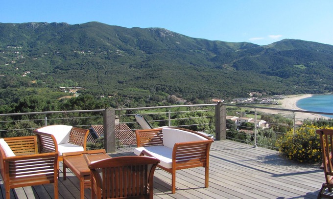 Calcatoggio Villa | Villa with sea and mountains in the Gulf of Liscia