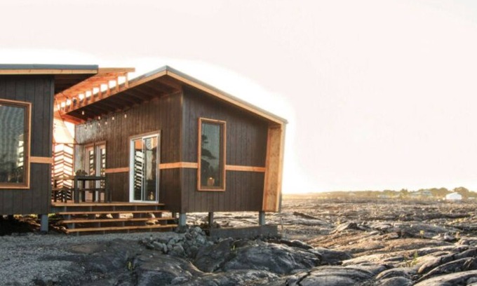 Kalapana Apartment | Volcano Escape Epic Tiny Home on Lava Field with Volcano Views