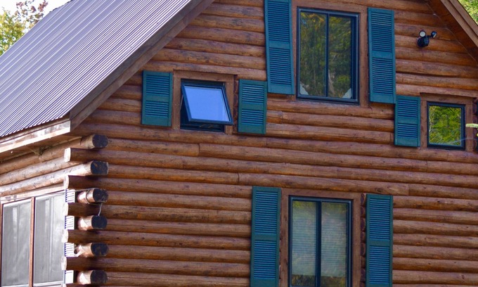 Victory Cabin | VT Log Cabin,NEK,St. J,Snowmobiling, East Burke, Mountain Bike,Pond View