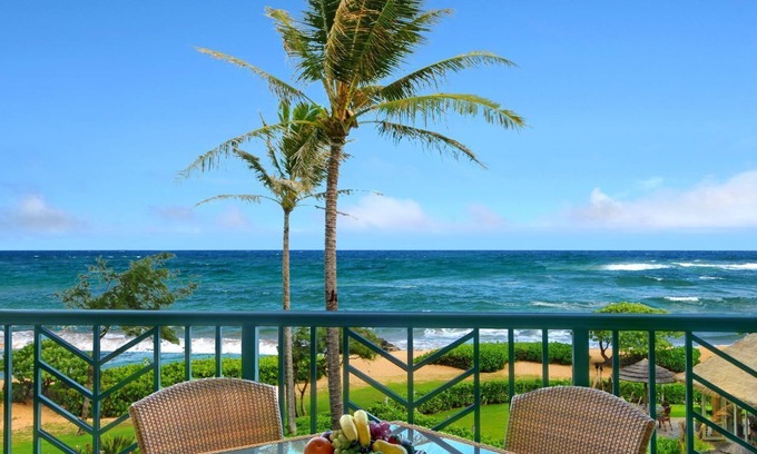 Wailua Condo | Waipouli Beach Resort Exquisite Luxury Oceanfront Condo! 2 KING BEDS AC Pool