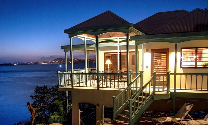 Contant Farms Villa | WaterCliff StJohn, Oceanfront Villa, Minutes From Town