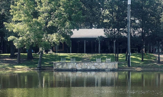 Miller Grove Cabin | Waterfront cabin on private pond.
