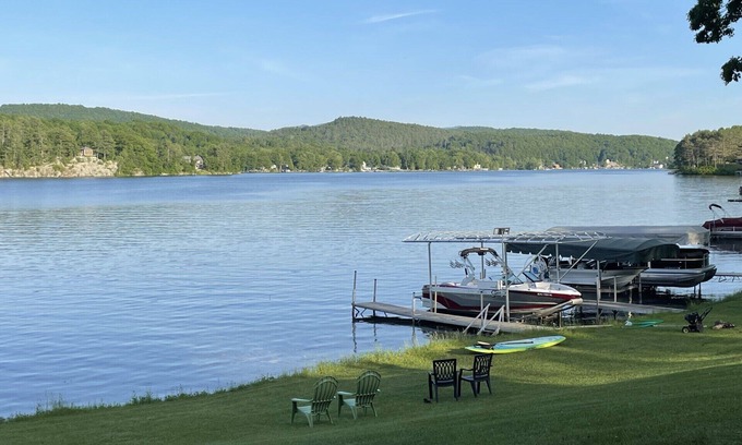 Castleton Ski Chalet | Waterfront Chalet with expansive views of lake & mountains.
