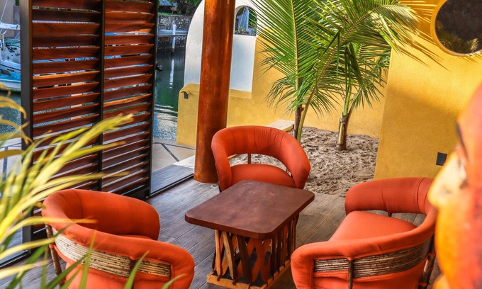 Barra de Navidad Apartment | WATERFRONT COMPLETE GROUND FLOOR 73m2 WITH PRIVATE TERRACE & INFINITY POOL