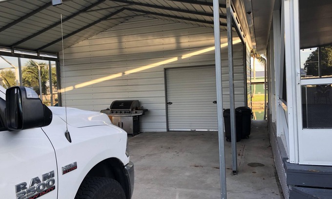 Taylor Creek House | Waterfront, indoor pool, covered marina, fenced 3/2 home