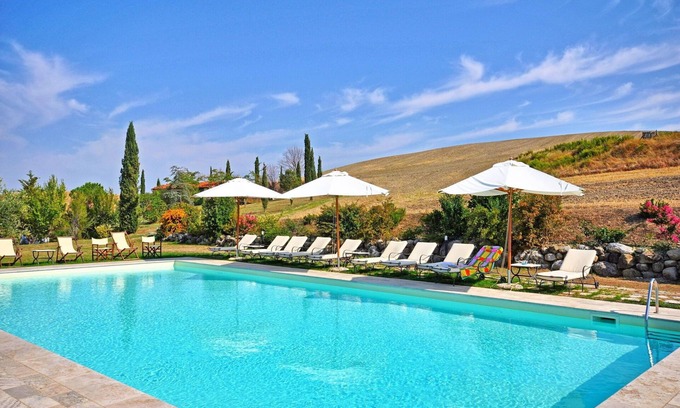 Gallina Villa | Wonderful private villa with private pool, WIFI, TV, patio, panoramic view, close to Montepulciano